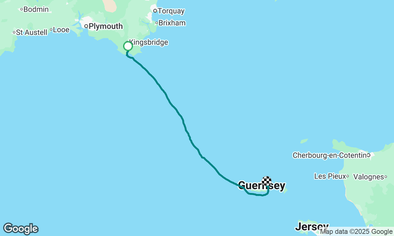 Salcombe to Guernsey 