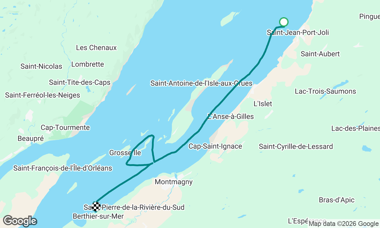 Voyage map