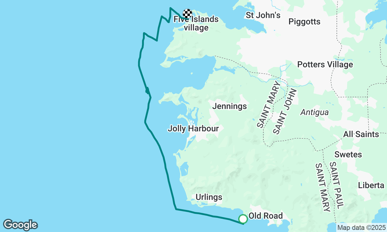 Carlisle Bay to Deep Bay - YM Exam passage