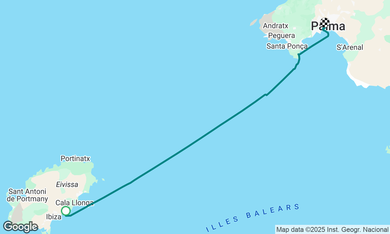 Voyage map