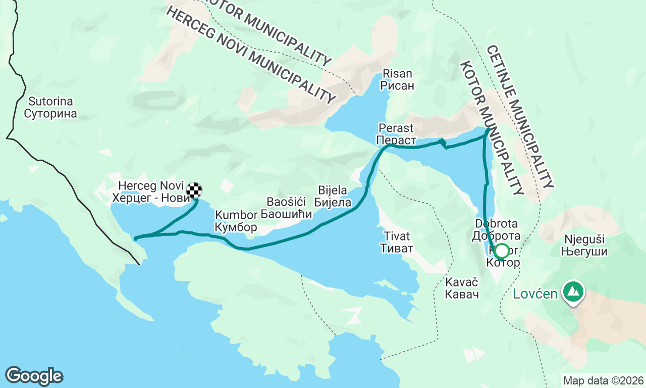 Voyage map