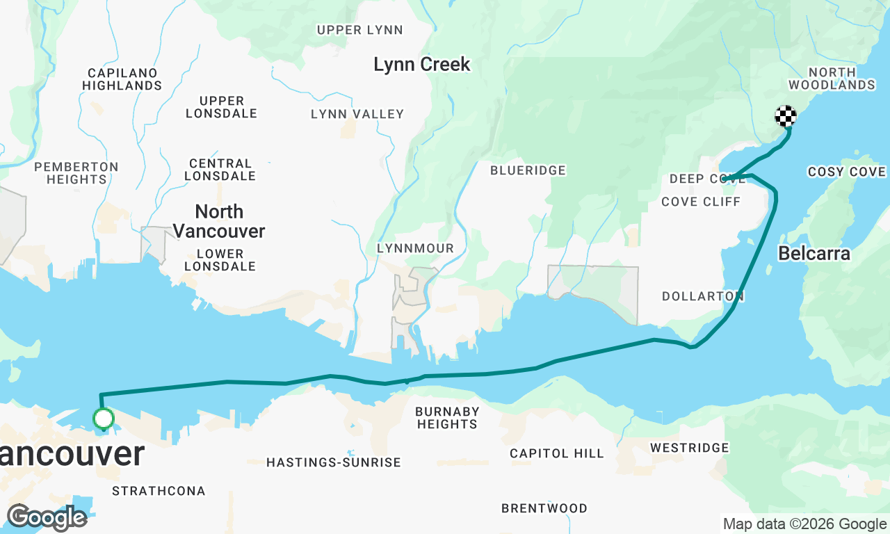 Voyage map