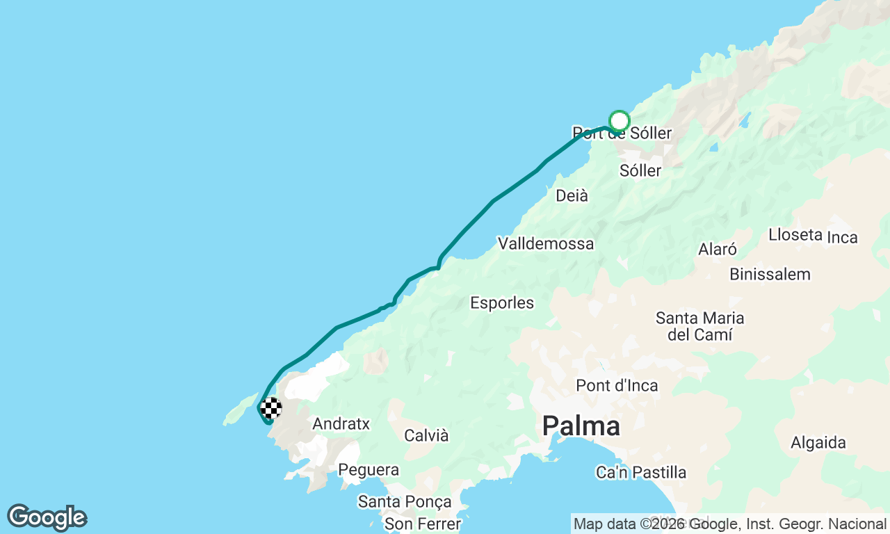 Voyage map