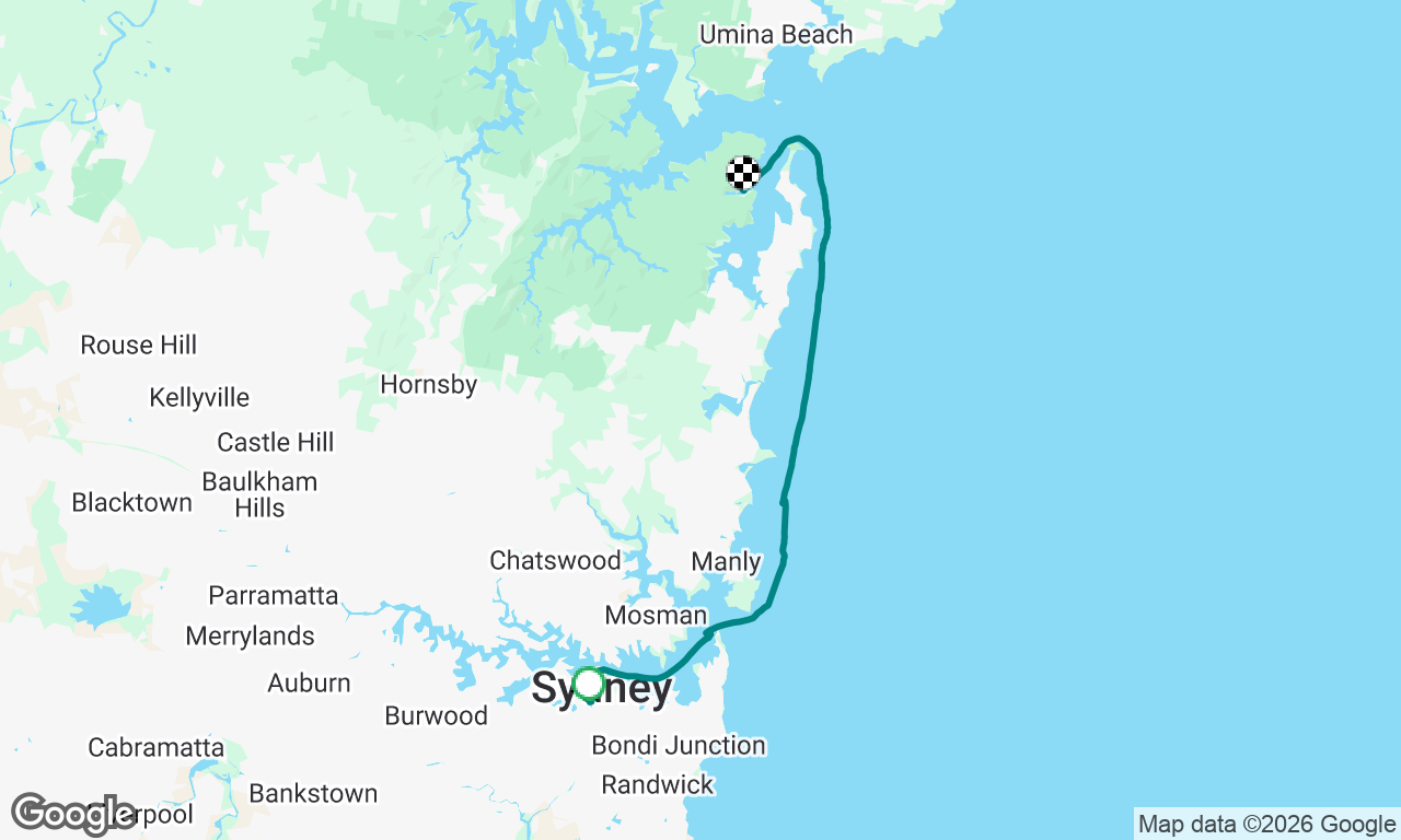 Voyage map