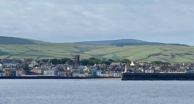 Voyage photo from yacht to IOM to marshal at the TT