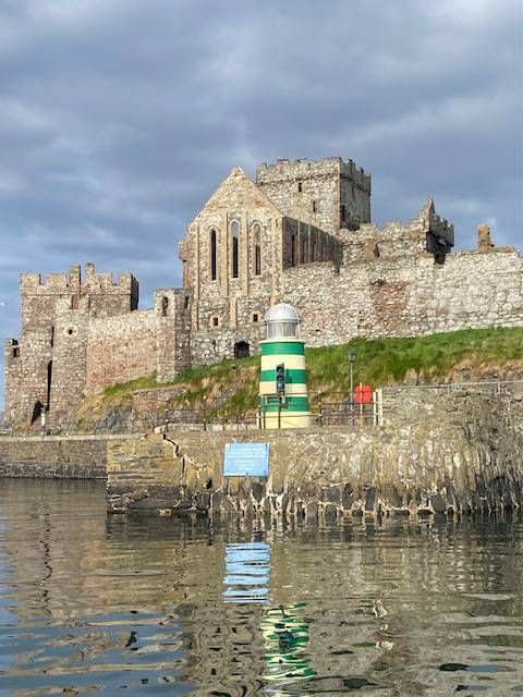 Voyage photo from yacht to IOM to marshal at the TT