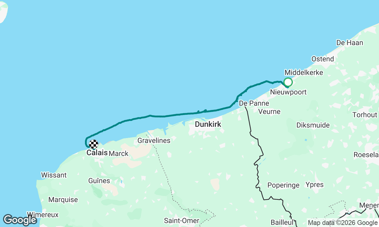 Nieuwpoort --> Calais