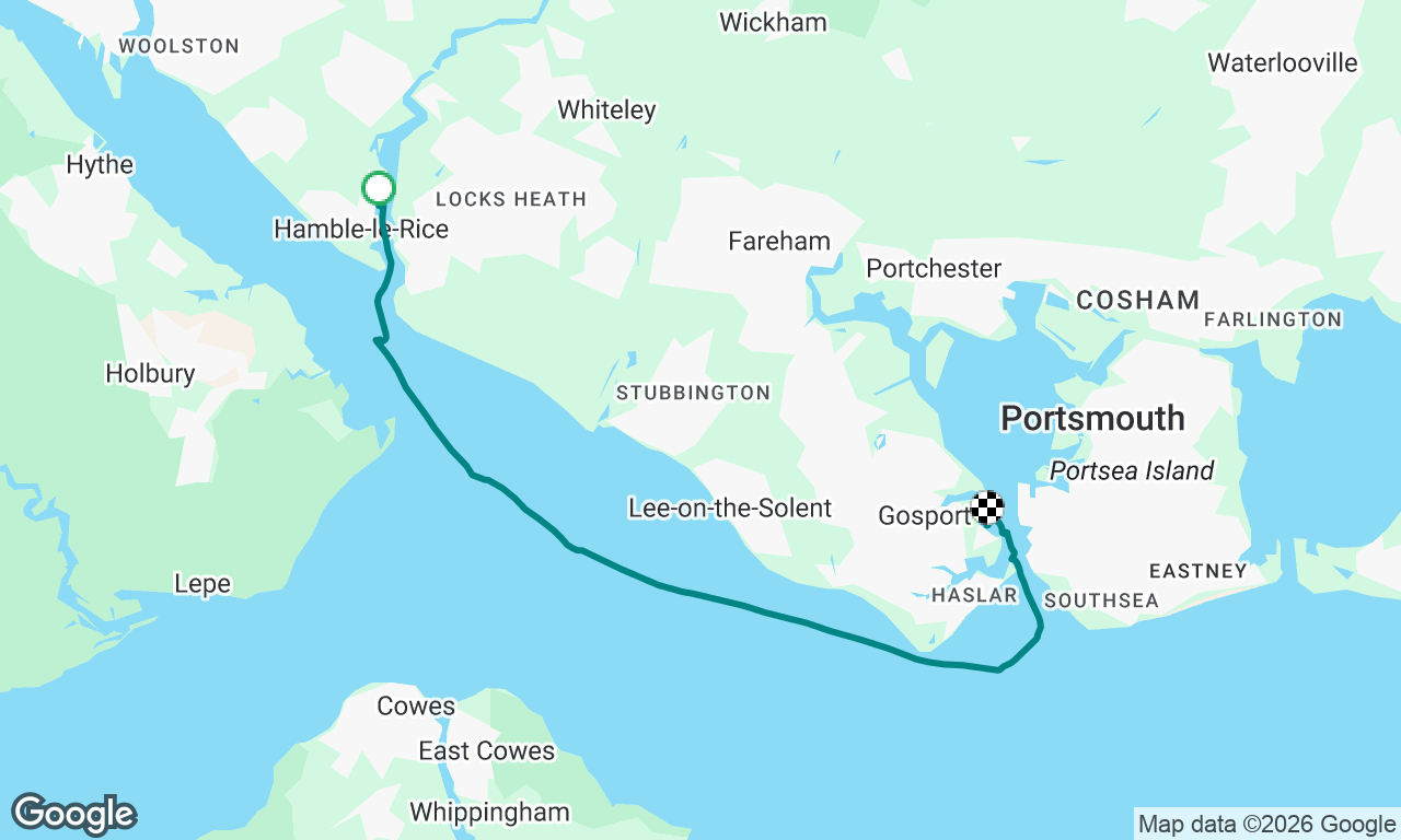 Hamble to Gosport