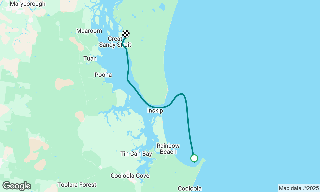 Rainbow Beach to Frasier Island 