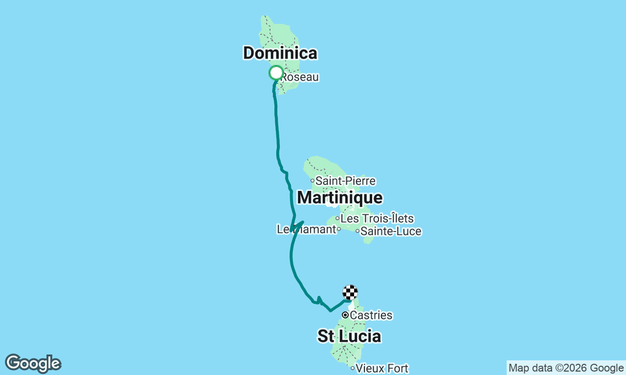 Dominica > St Lucia