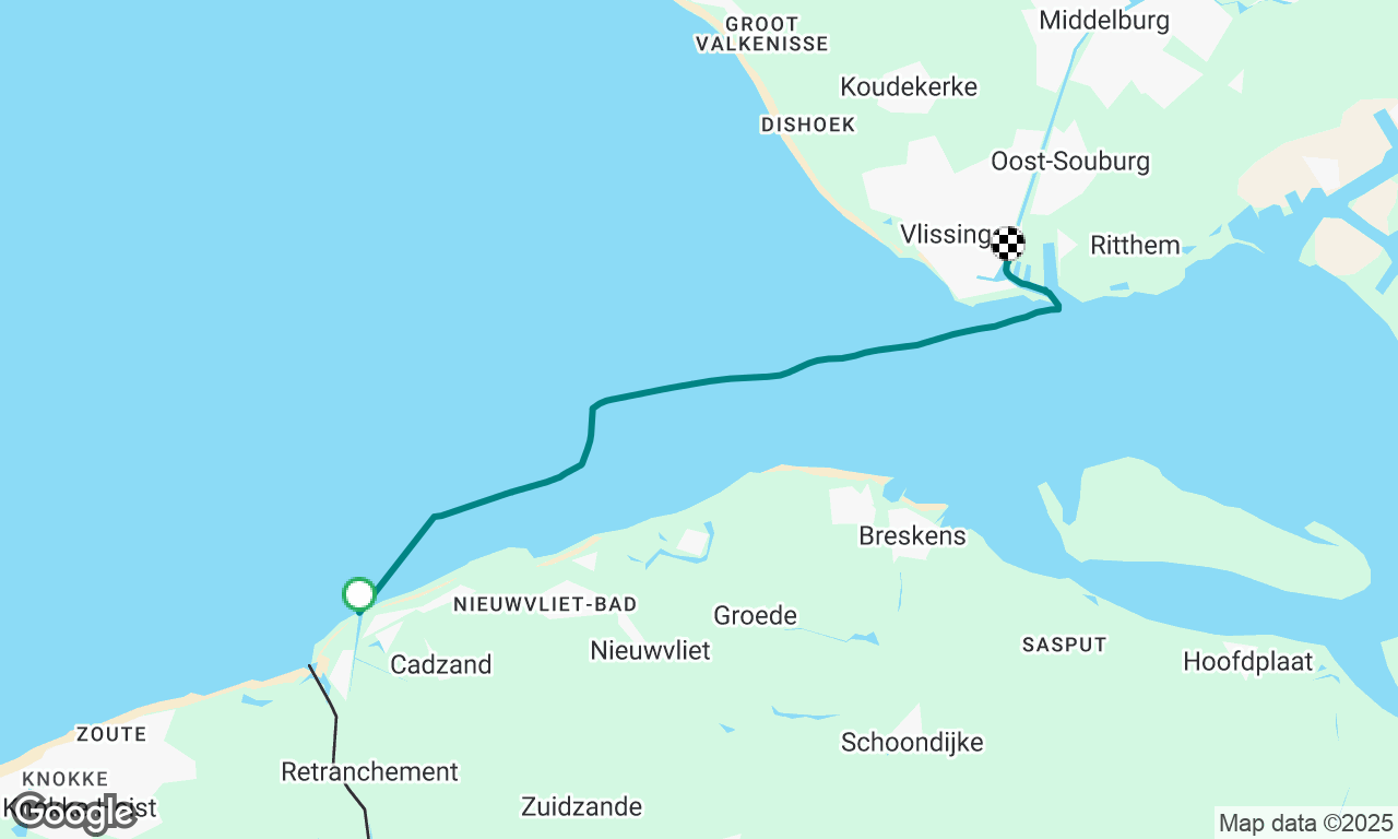 Cadzand to Vlissingen