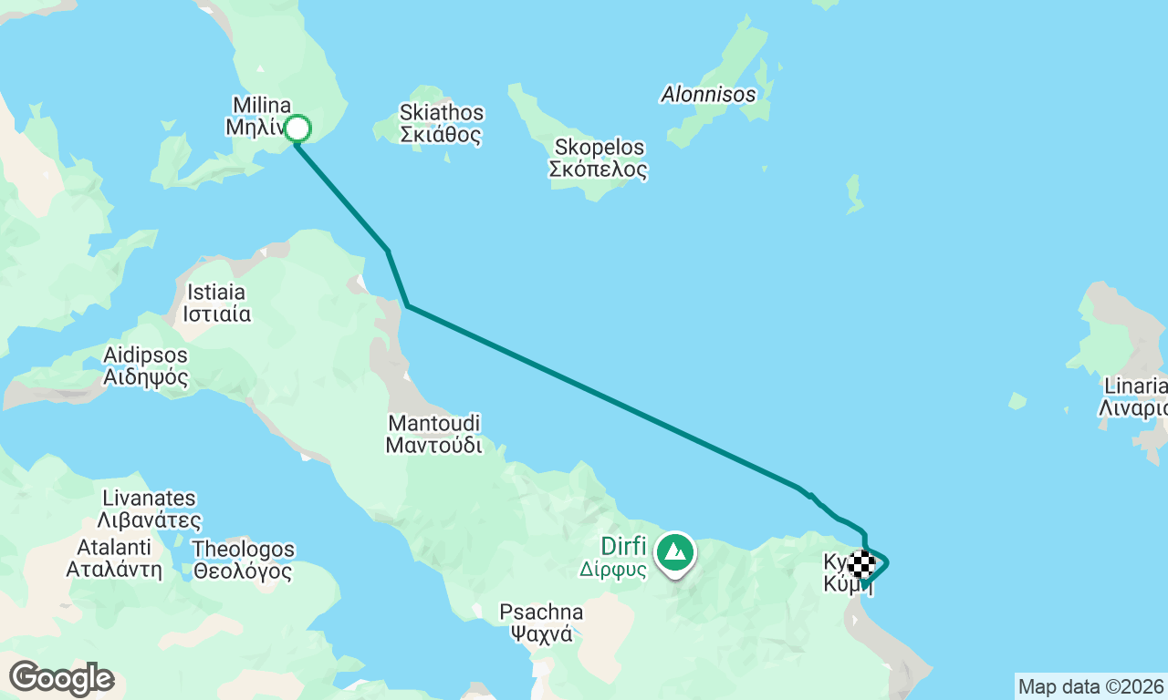 Voyage map
