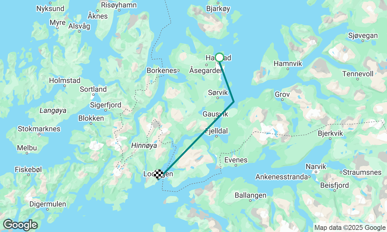 Harstad nach Lødingen