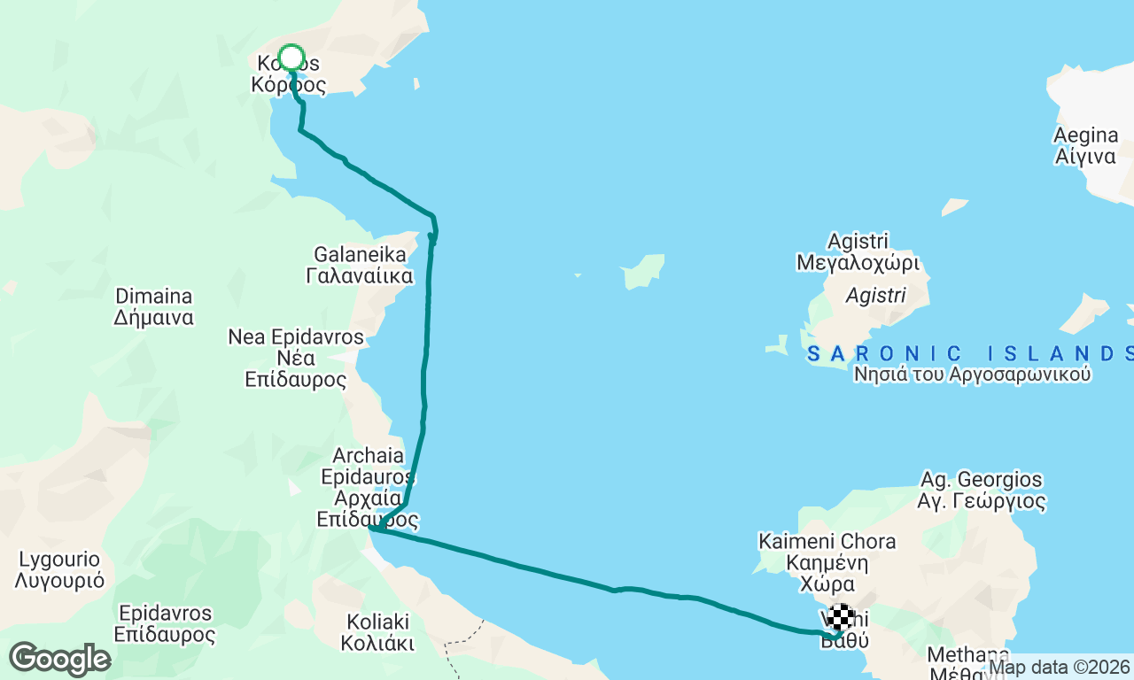 Voyage map
