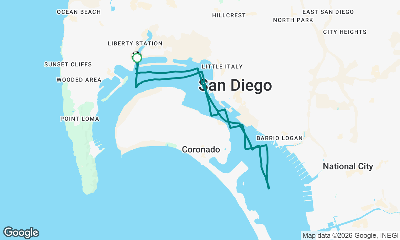 Voyage map
