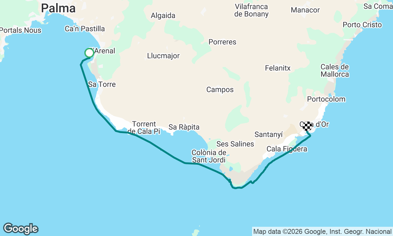 Voyage map