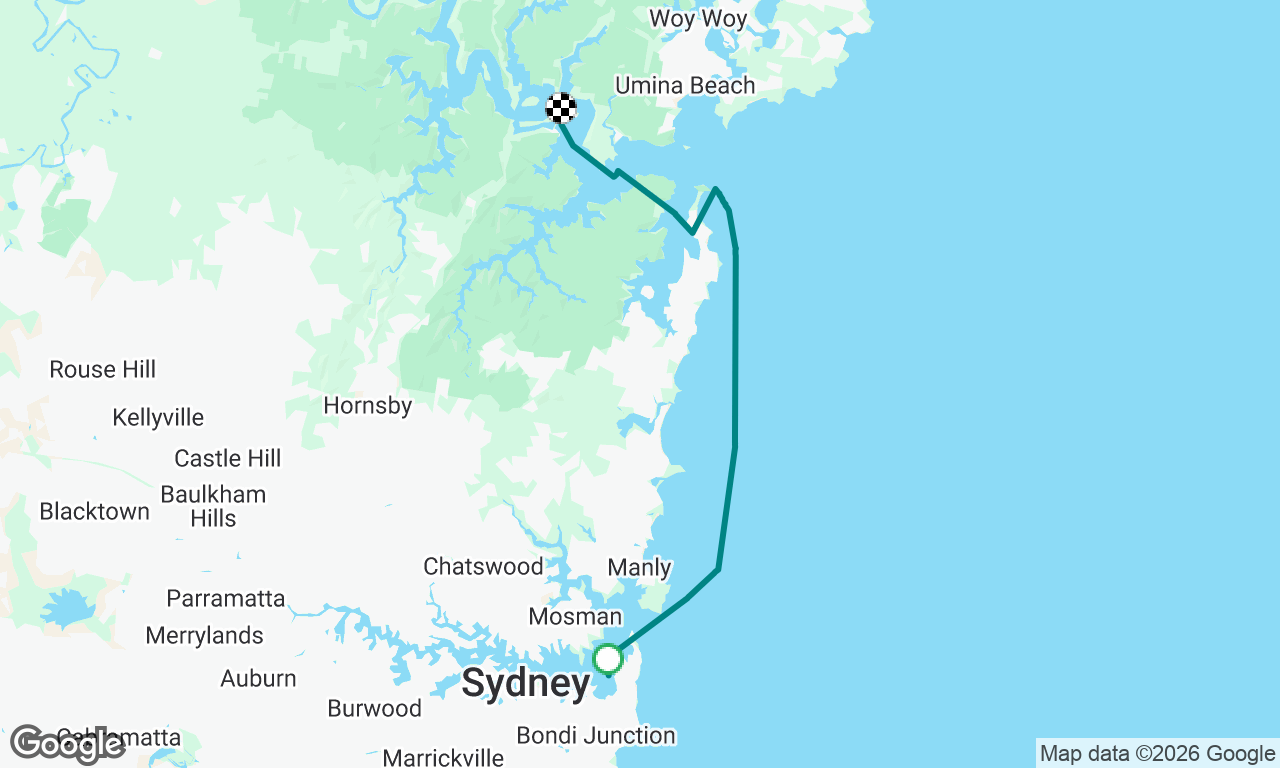 Voyage map