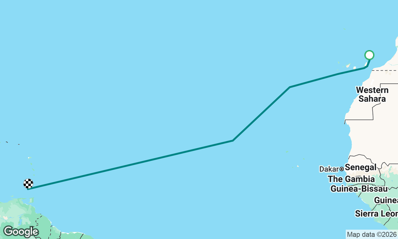 Atlantic E to W