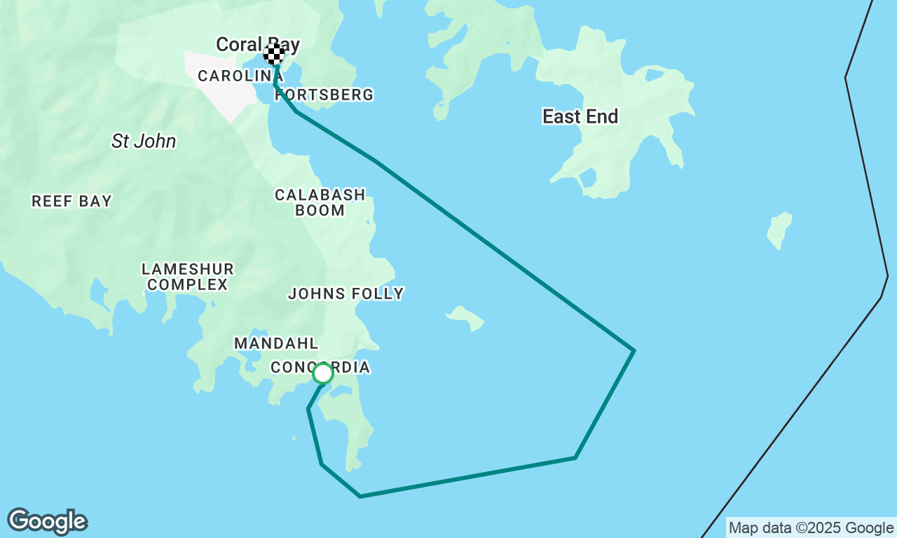 USVI Salt Pond Bay to Coral Bay