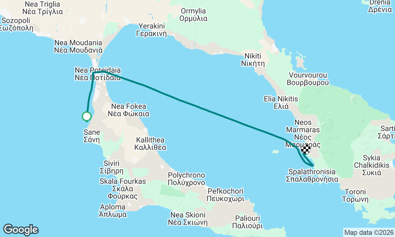 Voyage map
