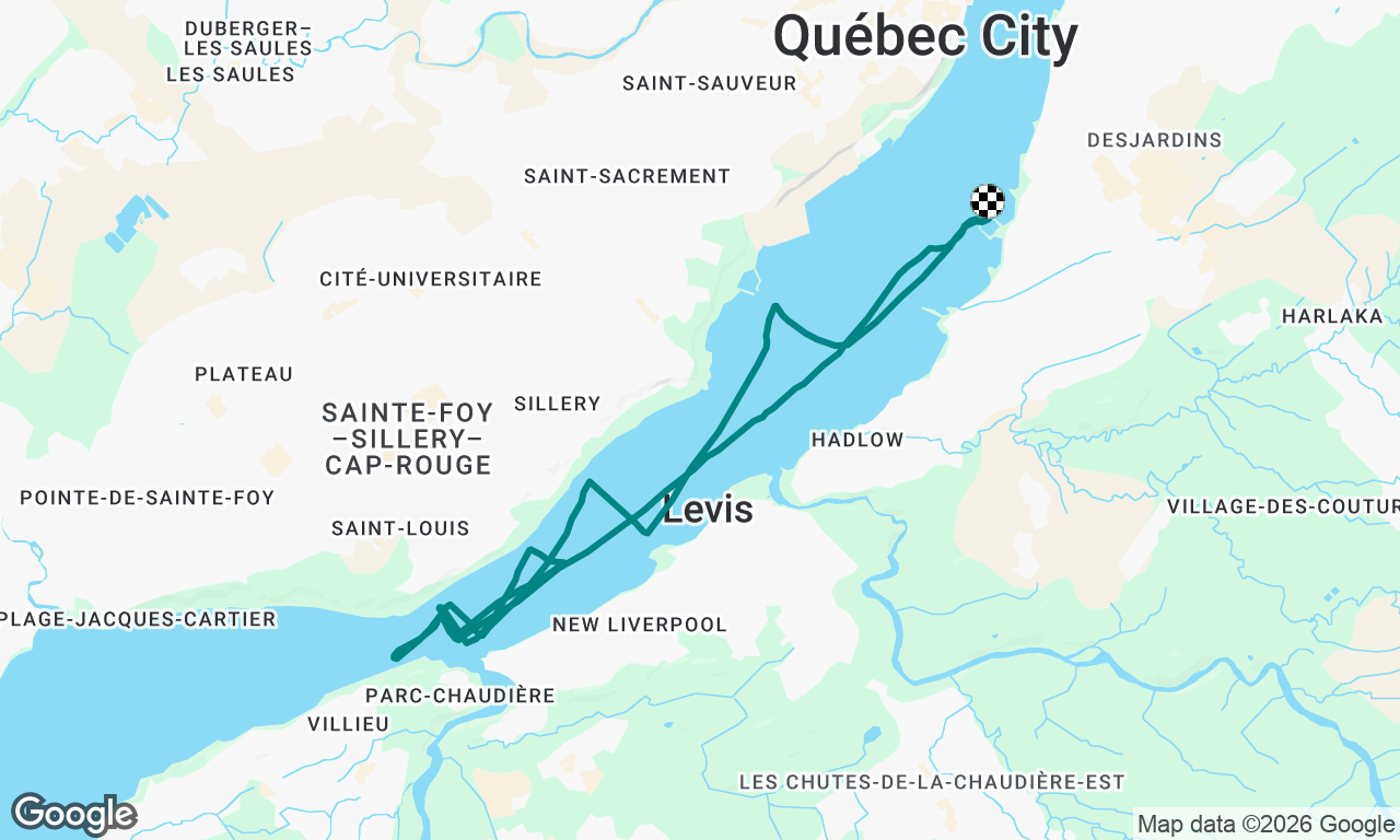 Voyage map