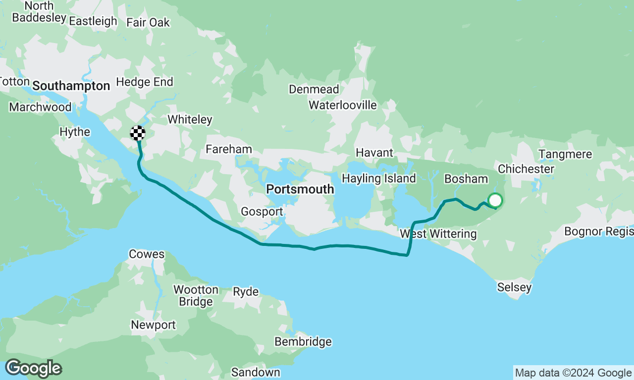 Chichester to Hamble 
