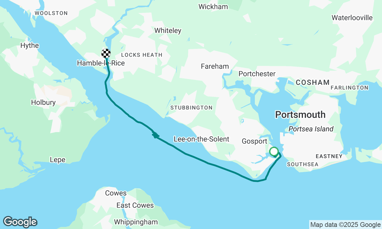 YM offshore - Gosport to Hamble including MOB practice 