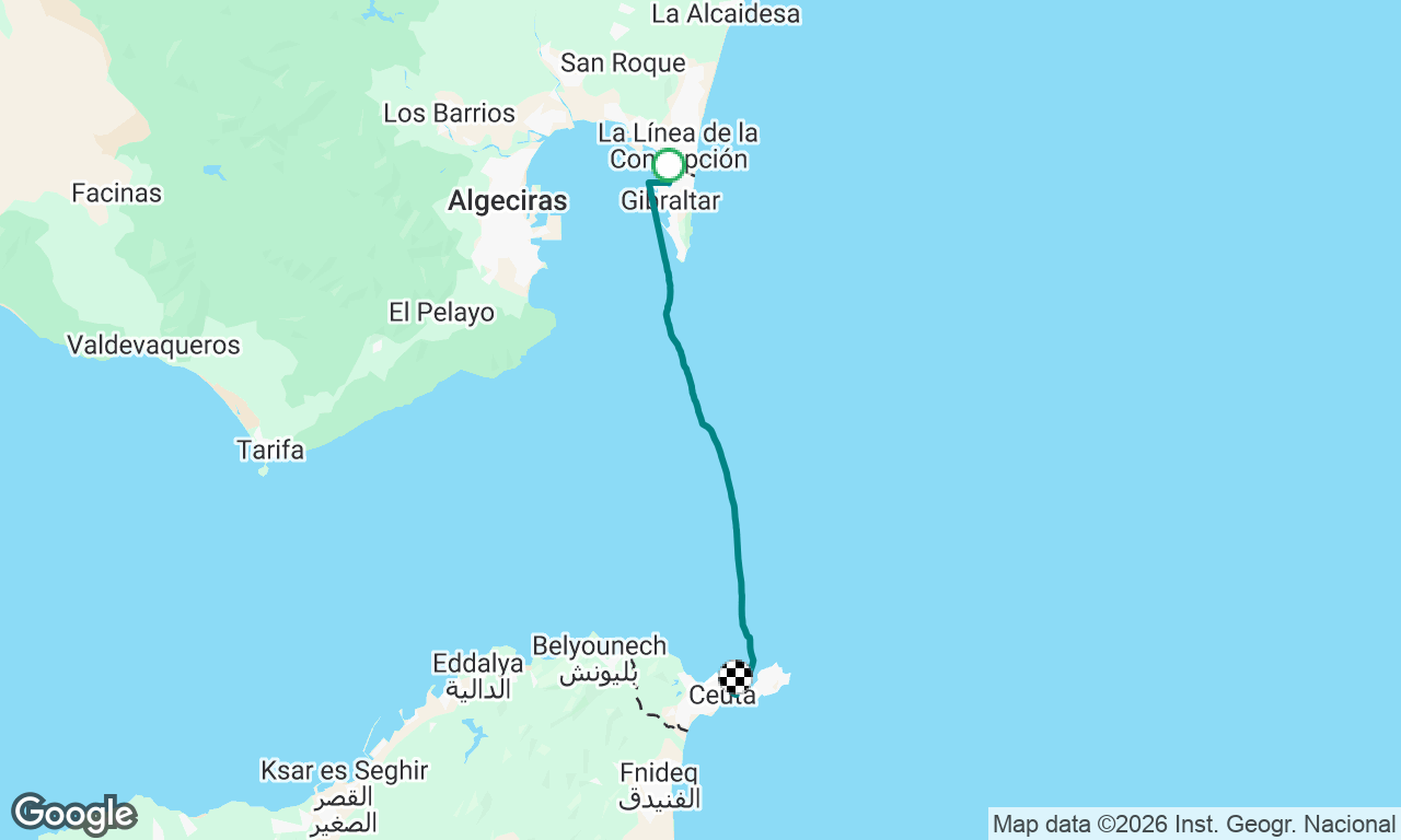 Voyage map