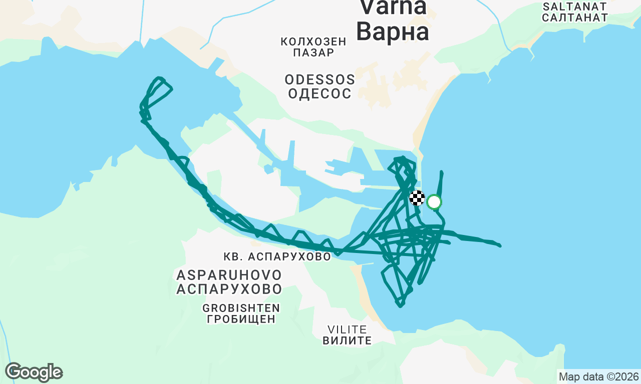 Voyage map