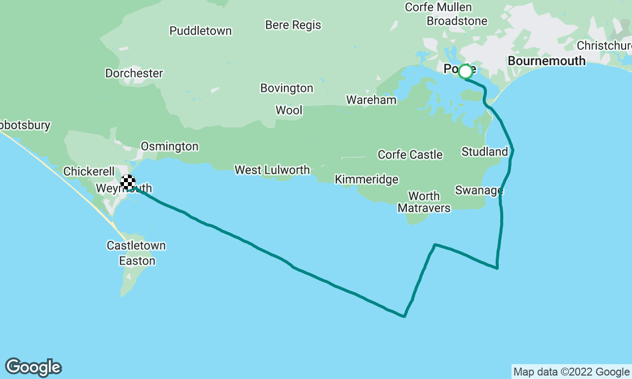 Poole Harbour to Weymouth Harbour