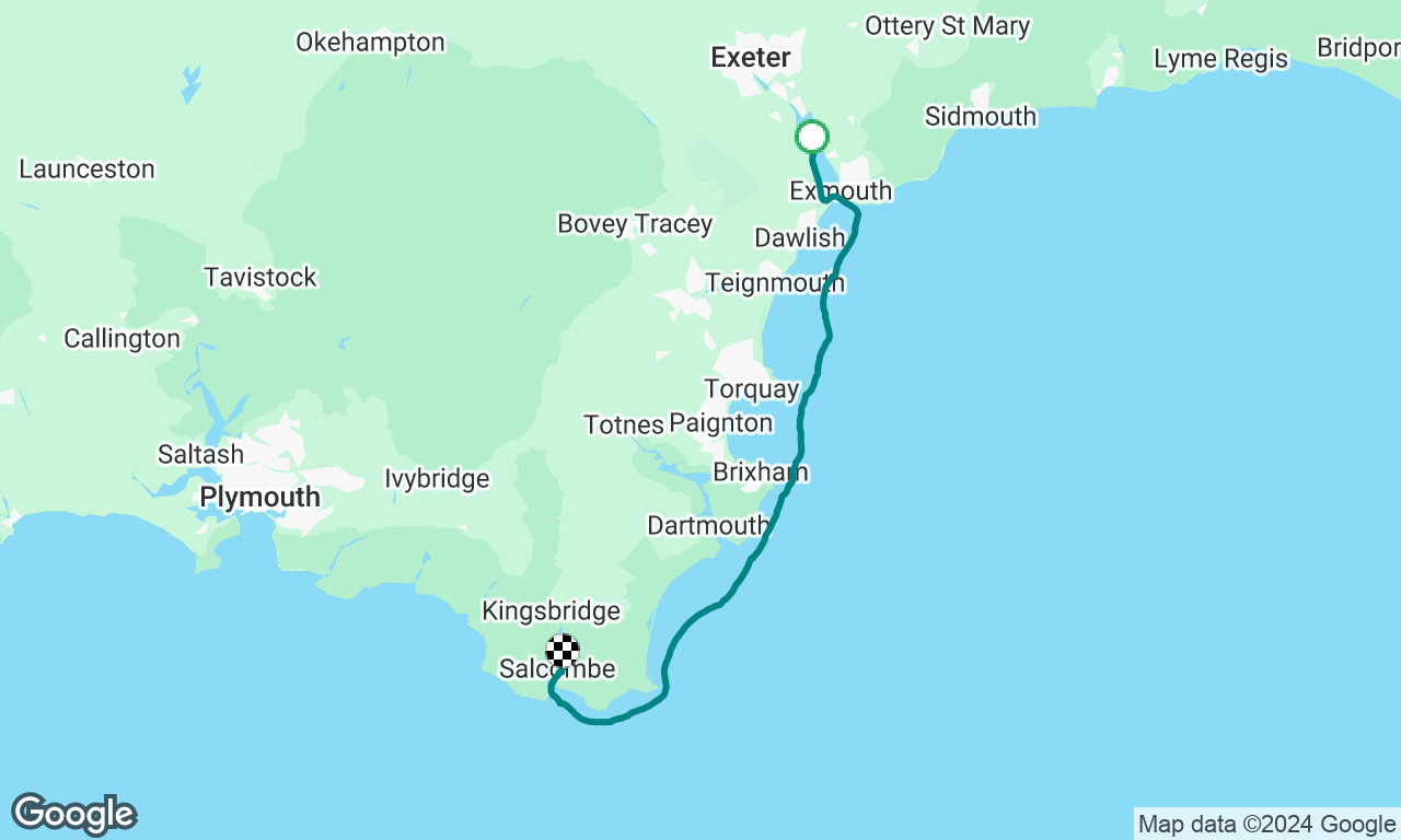 A squally passage to Salcombe