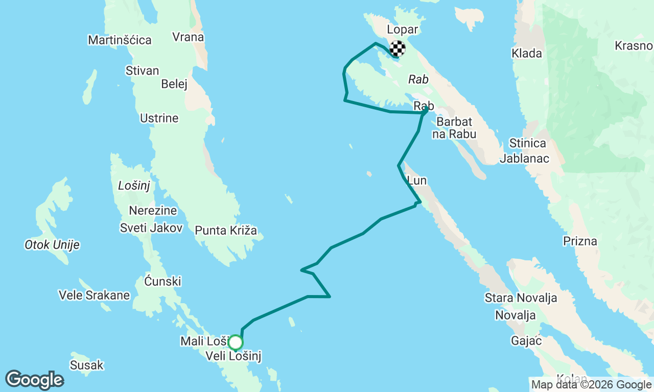 Voyage map