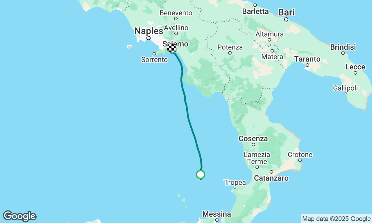 Stromboli to Salerno