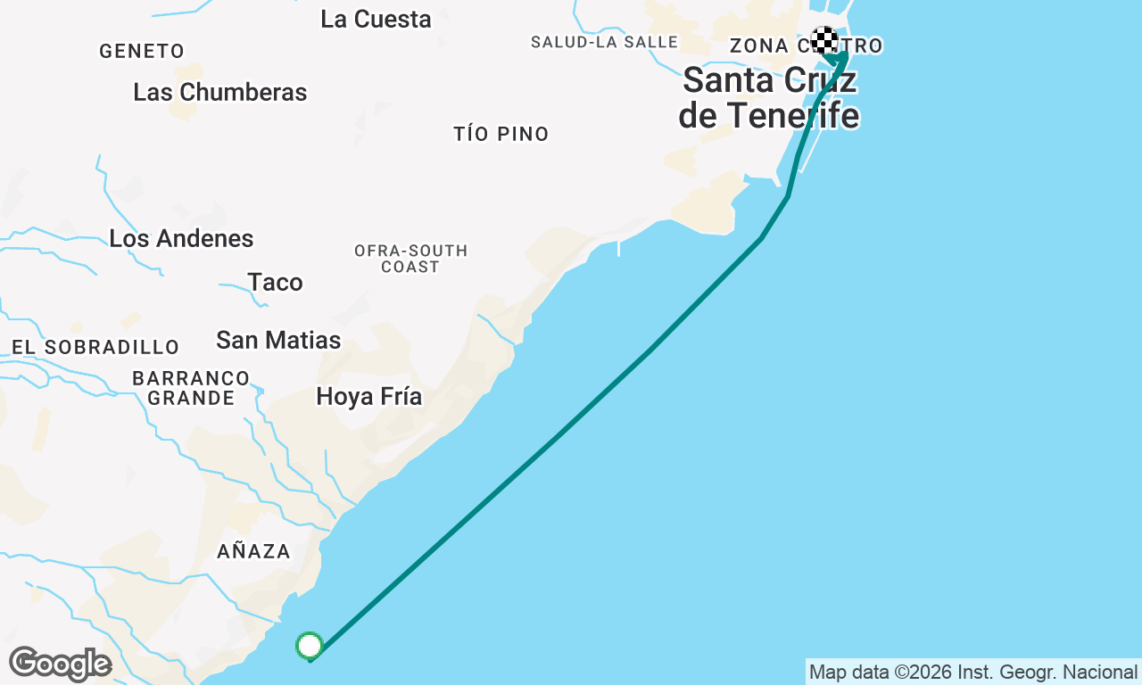 Voyage map