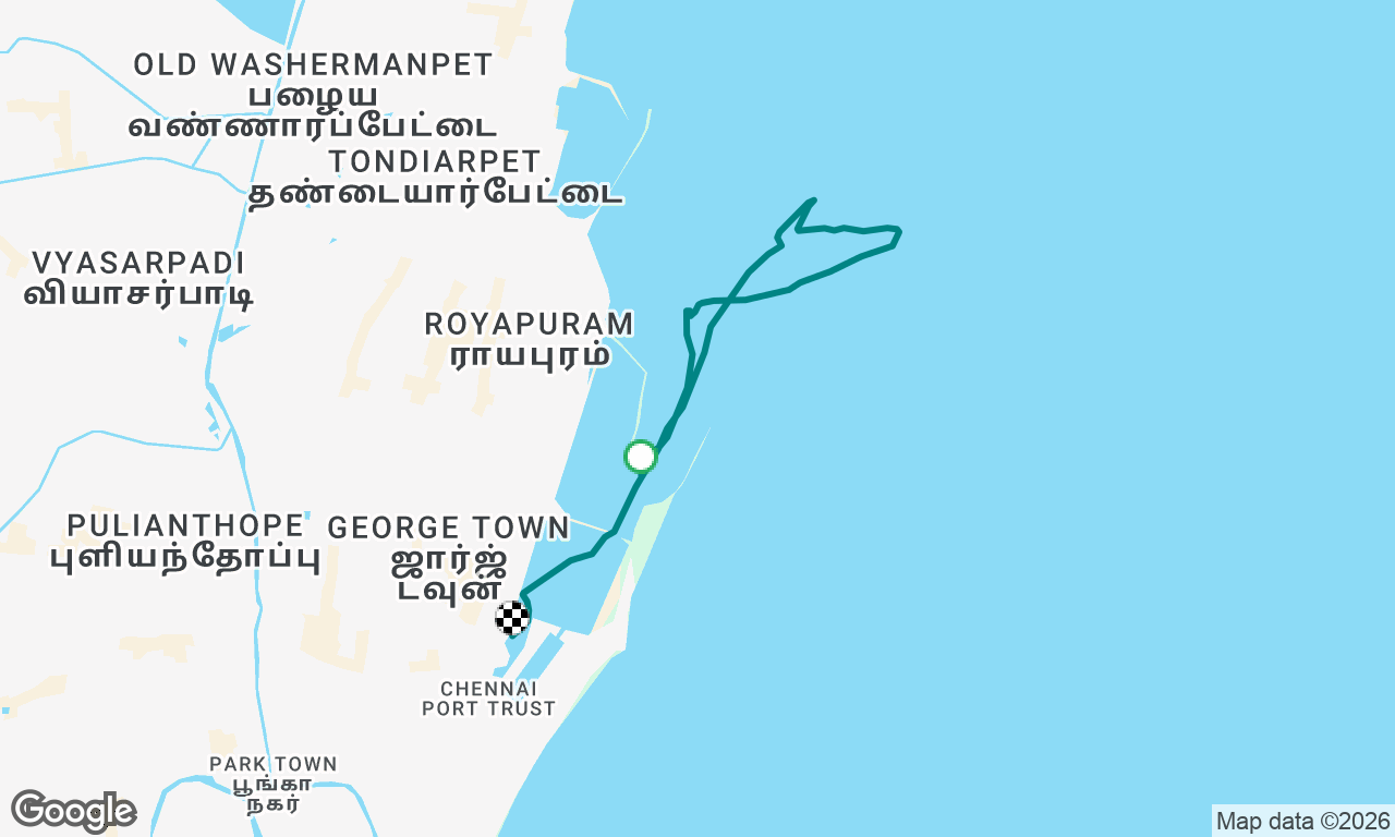 Voyage map