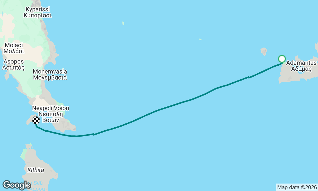 Voyage map