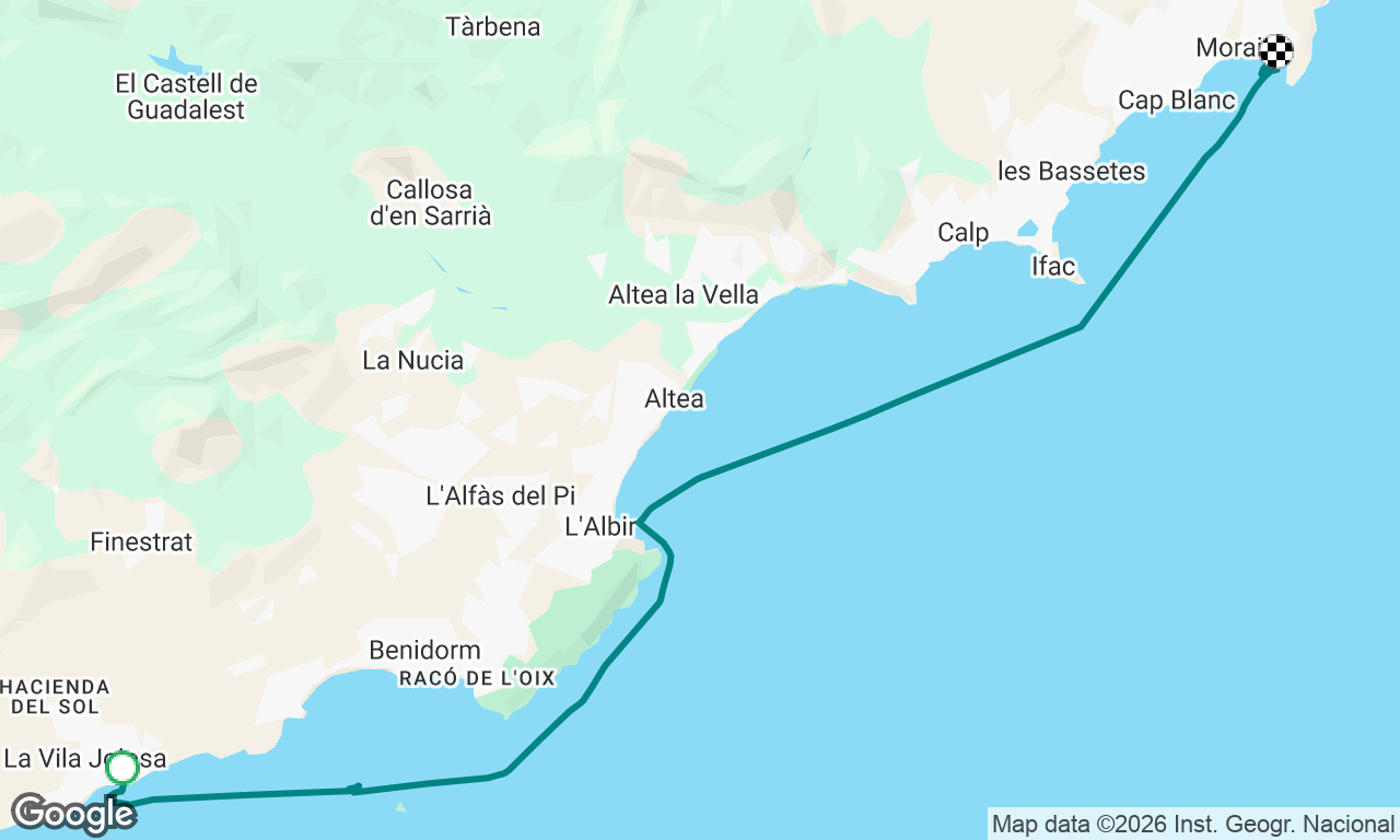 Voyage map