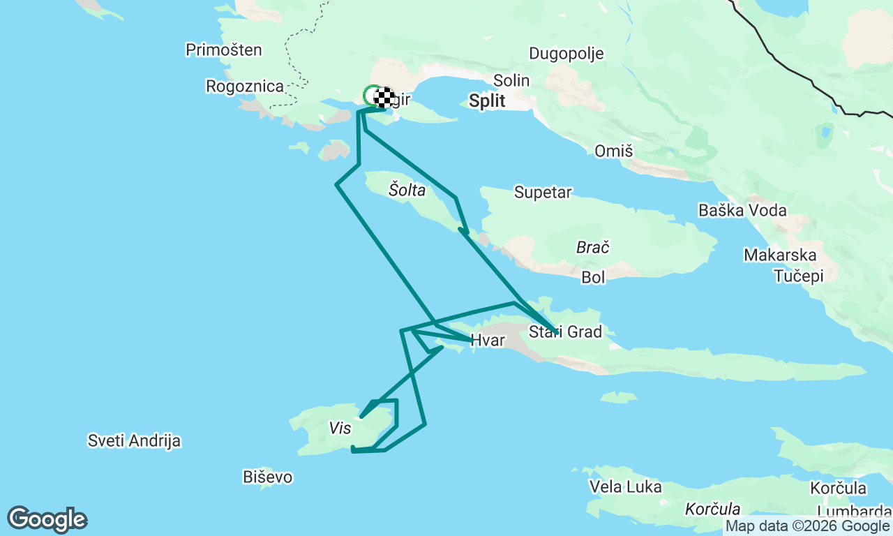 Croatia with paying guests. 
