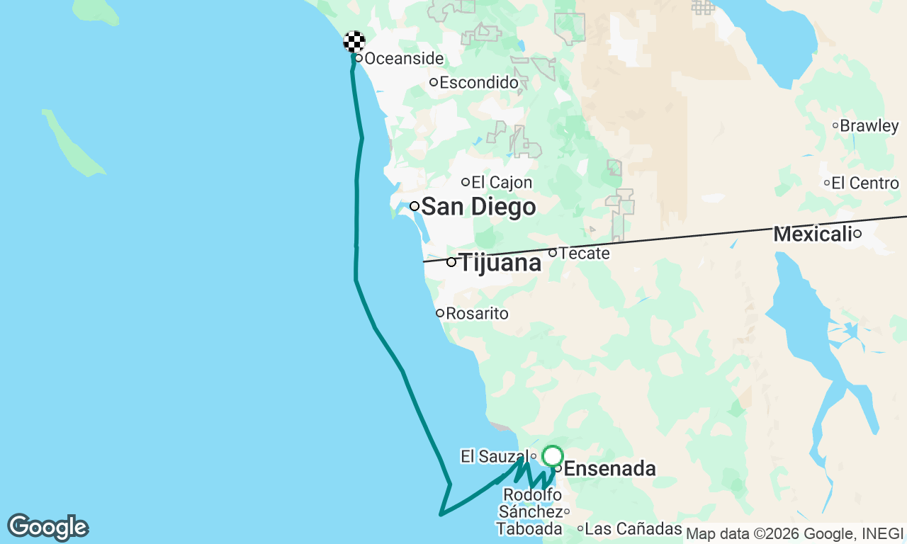 Ensenada to Oceanside