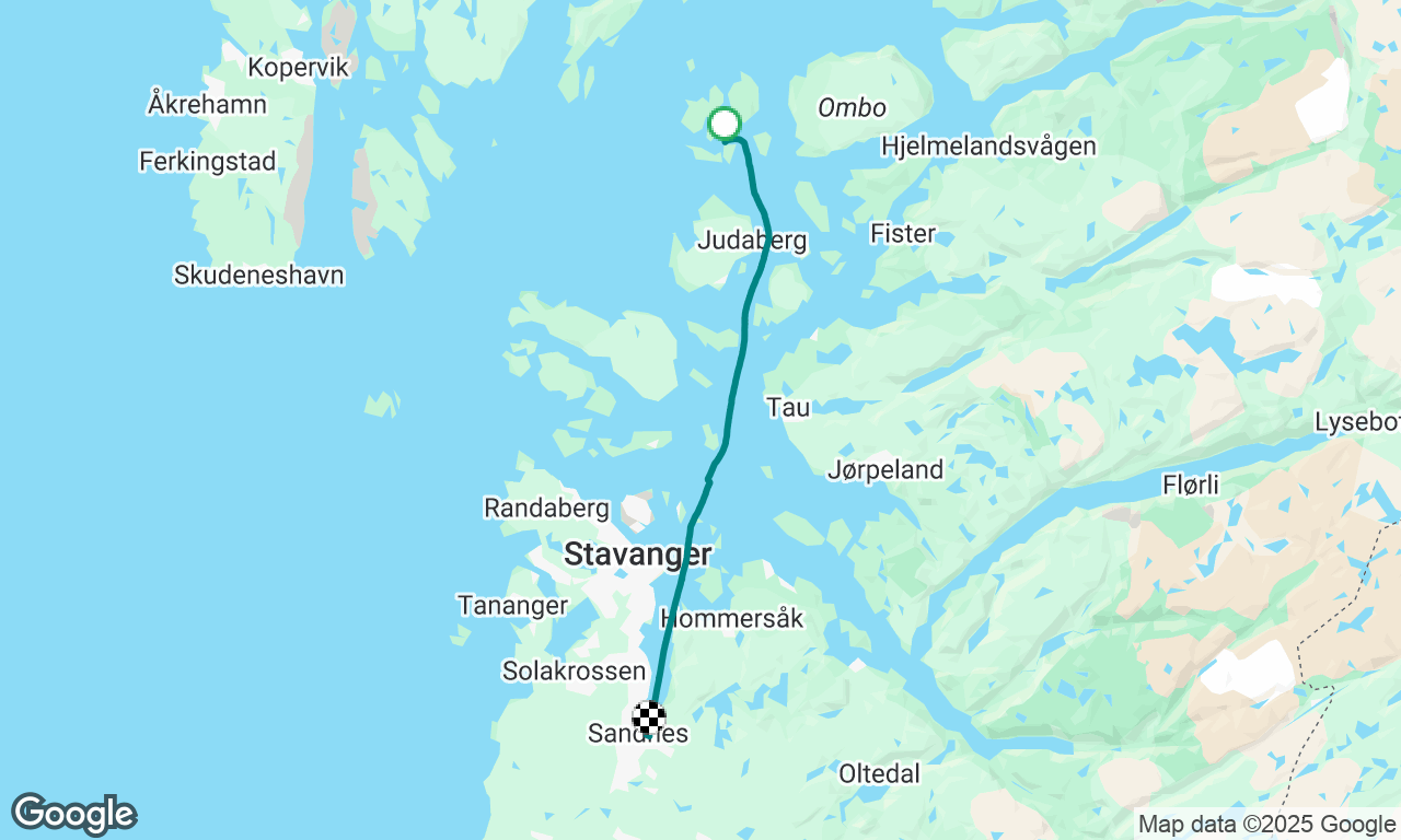 Voyage map