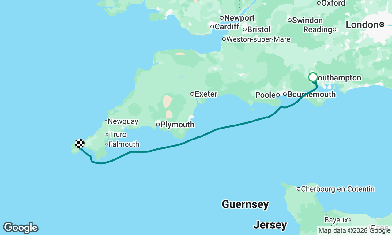 Southampton to Newleigh