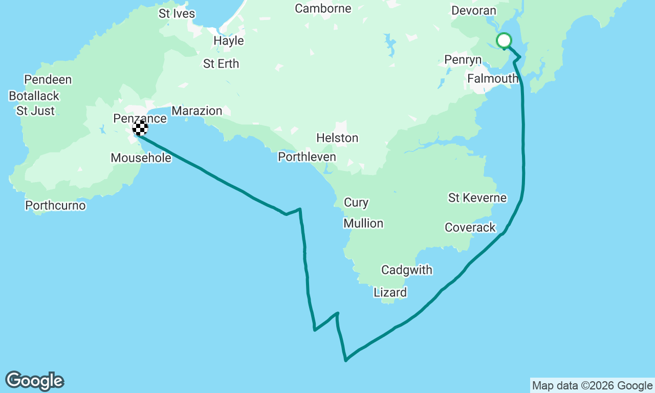 TWOSC725 Mylor to Newlyn anchorage