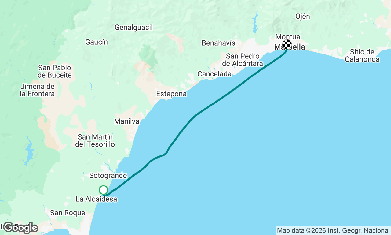 Around the rock: San Roque -> Marbella