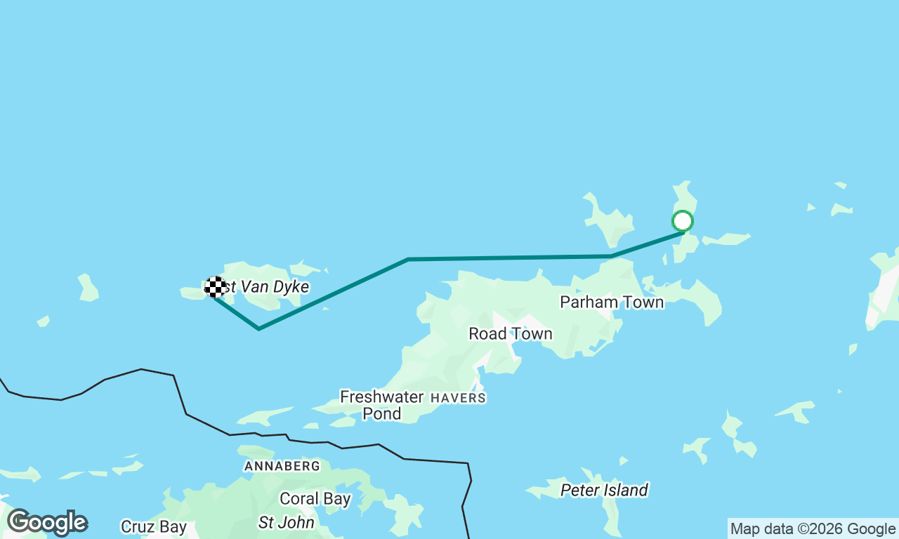 Great Camanoe to Jost van Dyke