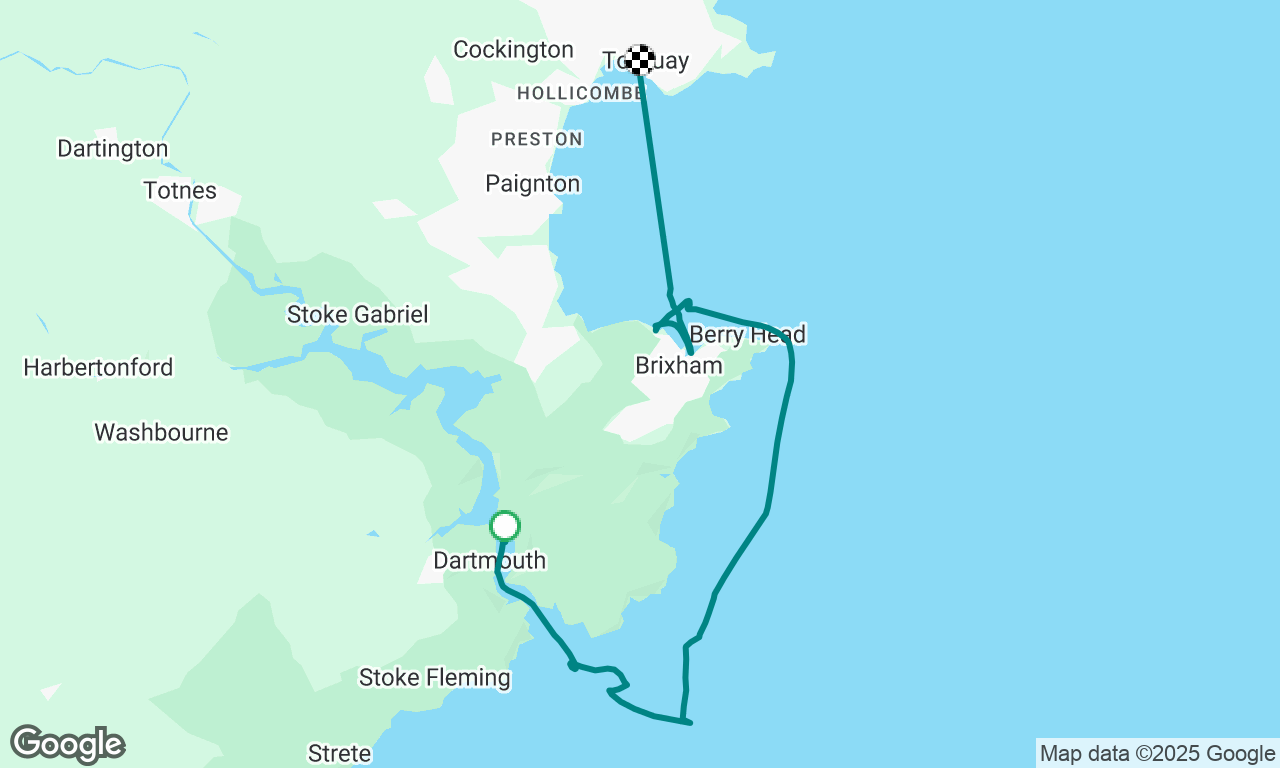 Dartmouth - Brixham - Torquay (partial recording) 