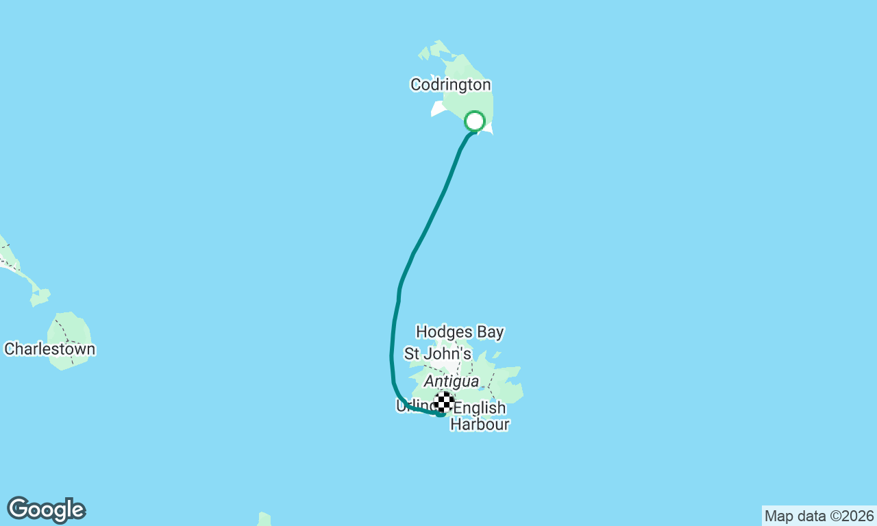 Barbuda to Antigua