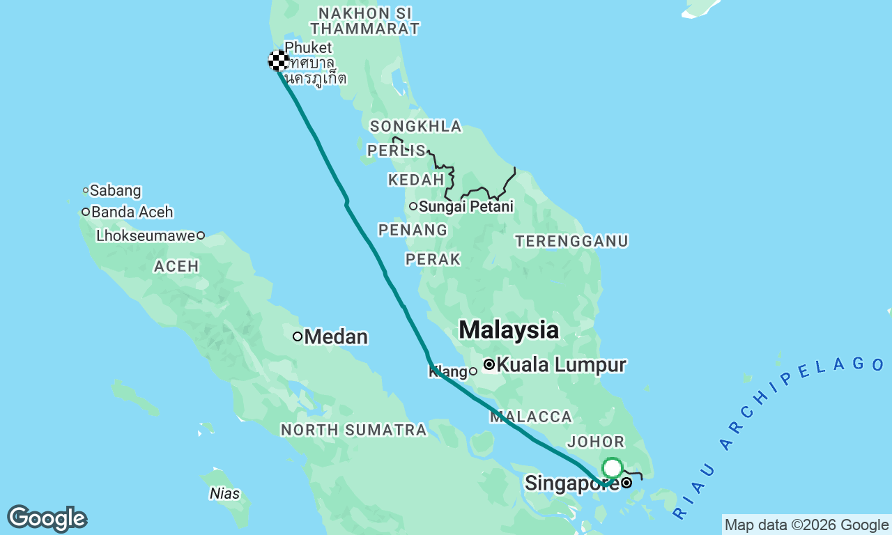 Singapore to Phuket