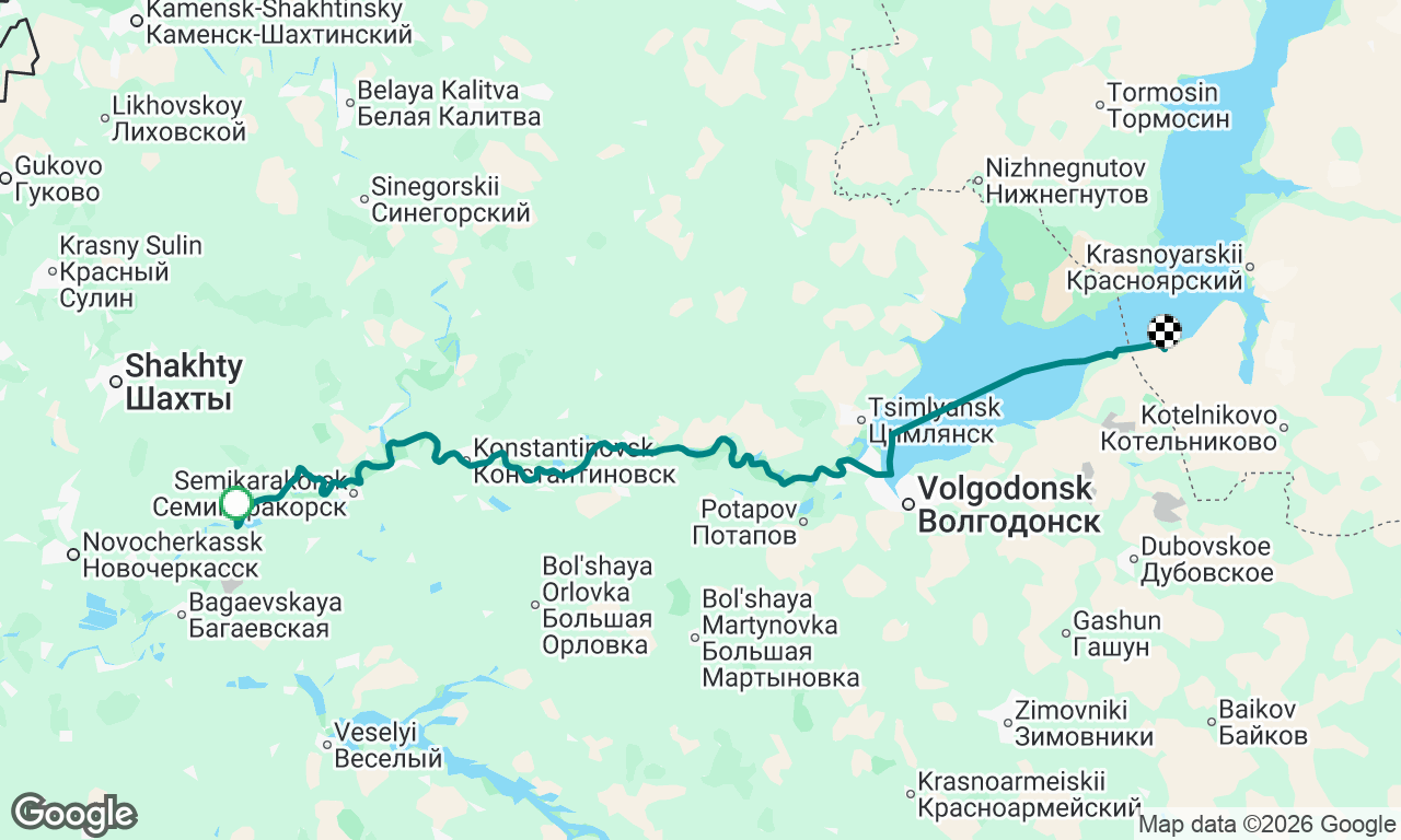 Voyage map