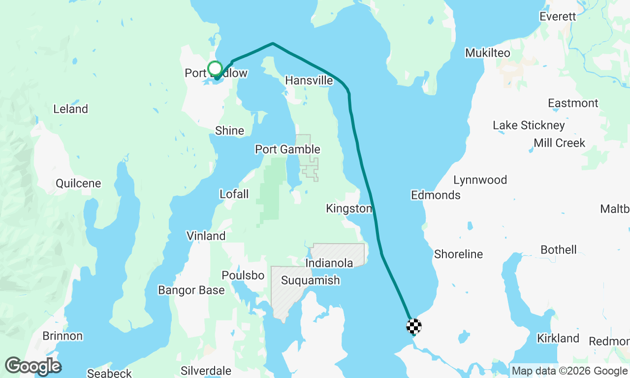 Port Ludlow to Seattle