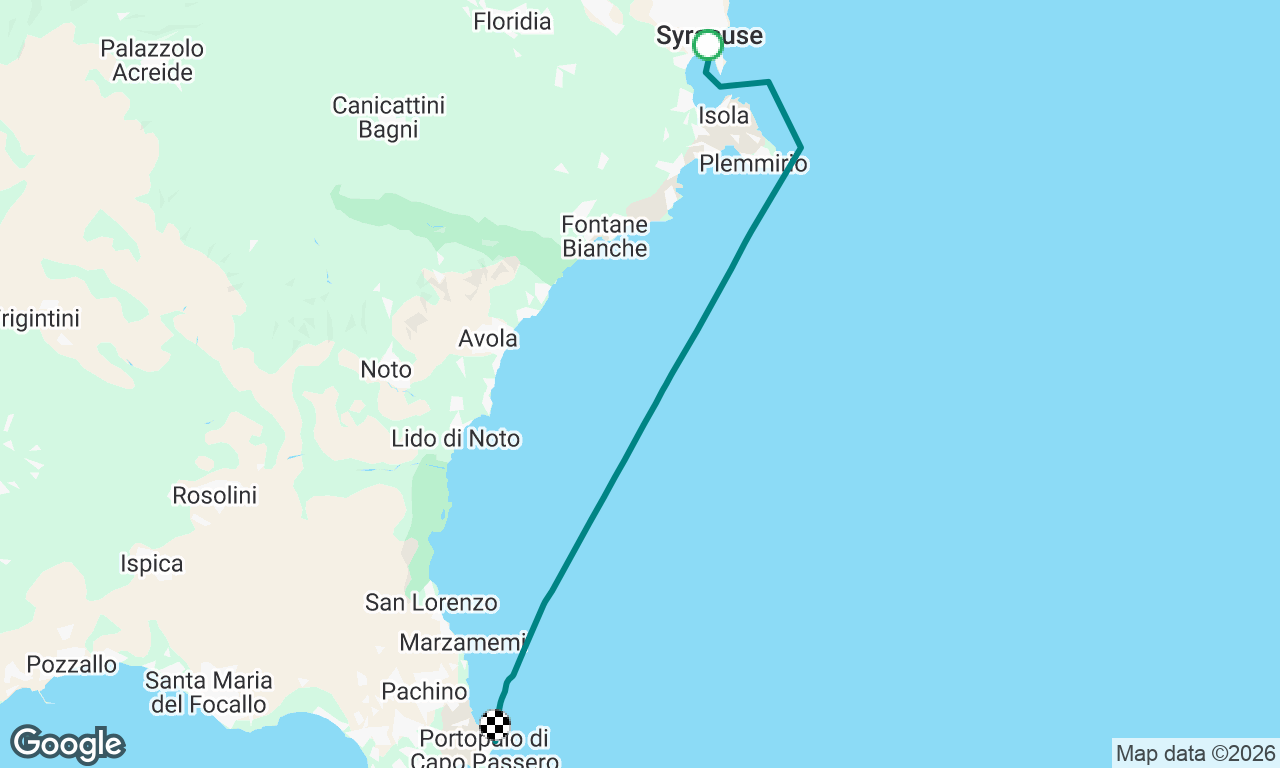Voyage map